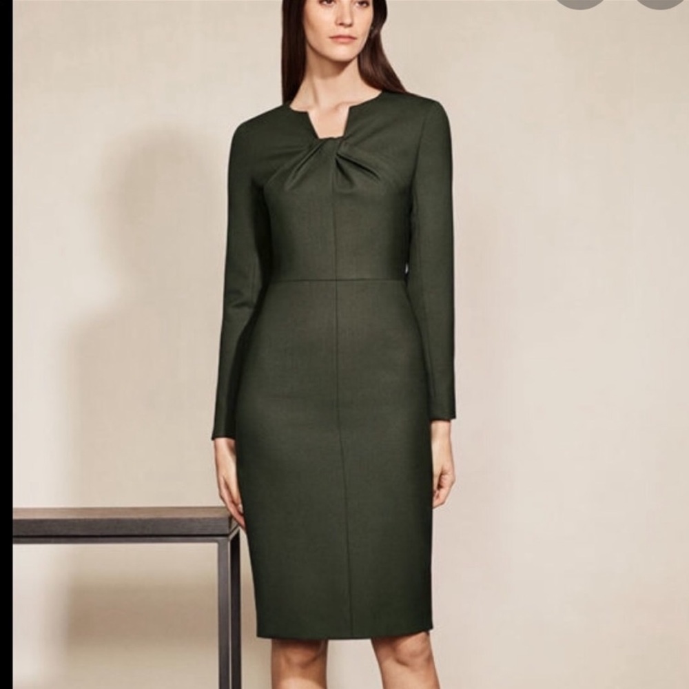 The Fold Olive Green Sheath US6